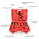 9Pc Hose Clamp Clip Pliers Kit Swivel Jaw Flat Angled Band Tool High Quality - Show Gadgets